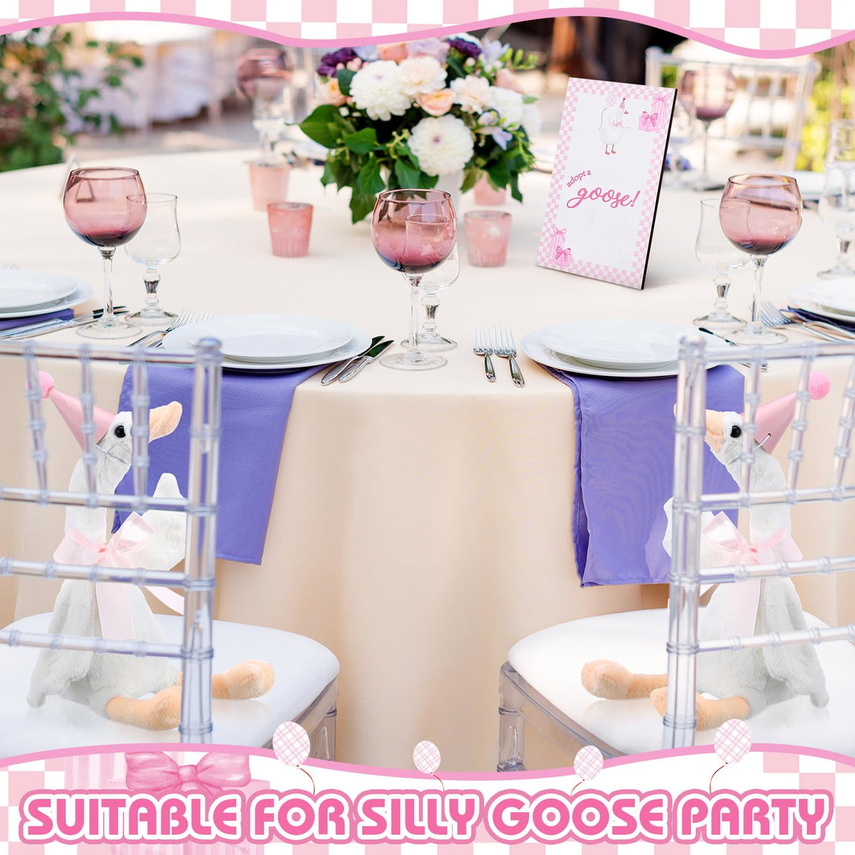 Blueweenly decor setup ideas to style the party effortlessly.