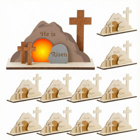 Blueweenly Easter He Is Risen kit front view for group church crafts.