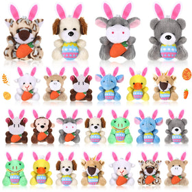 Blueweenly Easter mini plush frog keychain, a charming party favor and backpack decoration