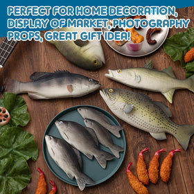 Blueweenly big sea fish model for home decor displays.