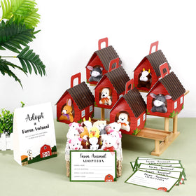 Blueweenly foldable barn boxes offering compact storage and hands-on sorting