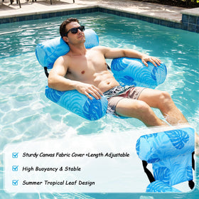 Blueweenly four-pack pool floats for group pool days.