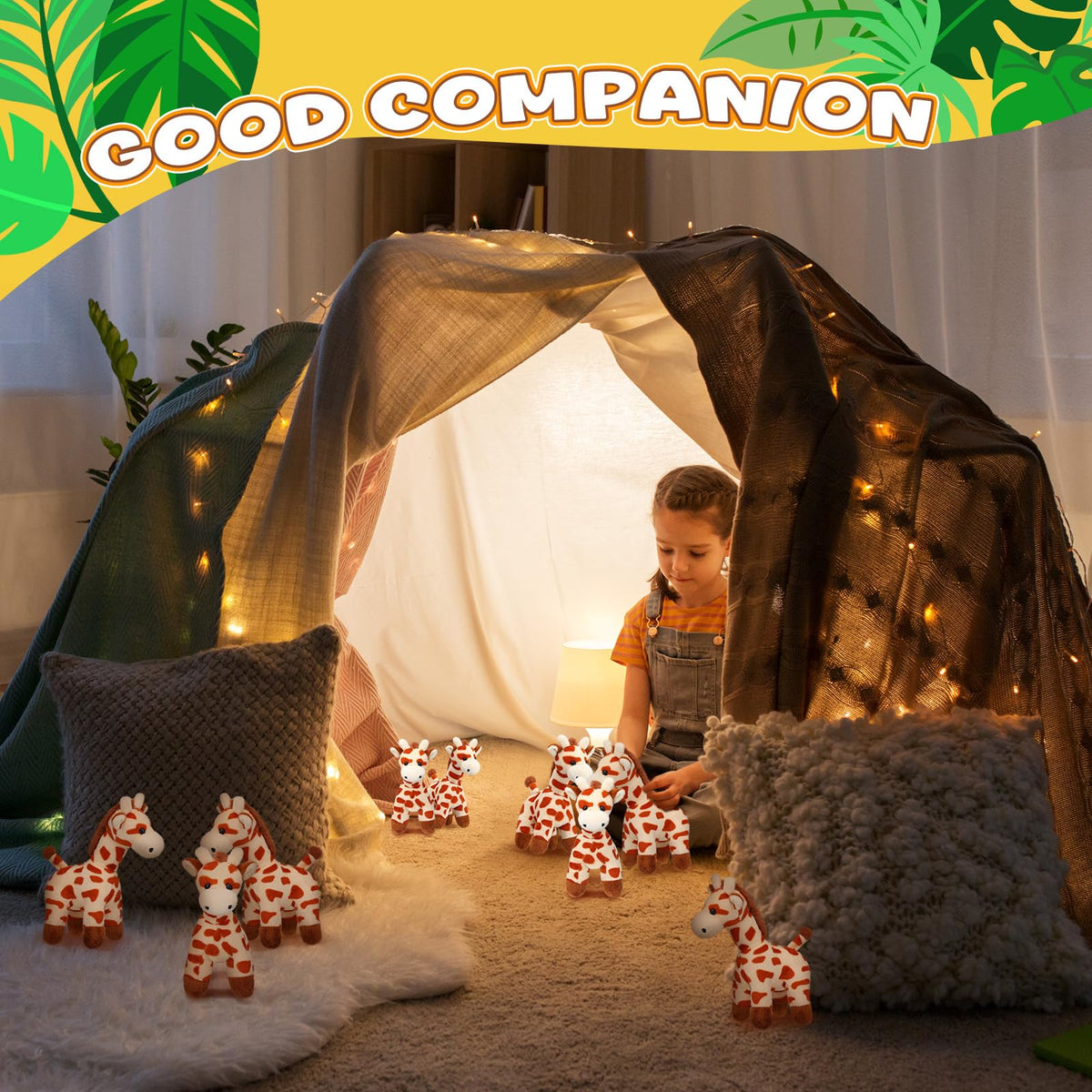 Blueweenly giraffe party decor adds playful safari vibes
