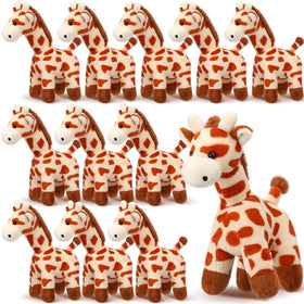 Blueweenly 6-inch giraffe plush toy, soft and cuddly for kids