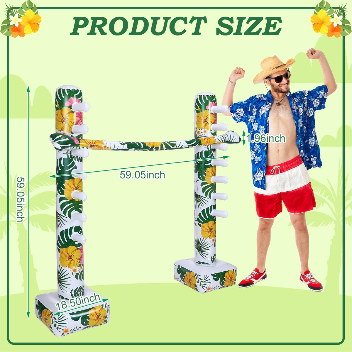 Blueweenly inflatable limbo with bright colors creates a vibrant party centerpiece