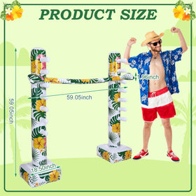 Blueweenly inflatable limbo with bright colors creates a vibrant party centerpiece