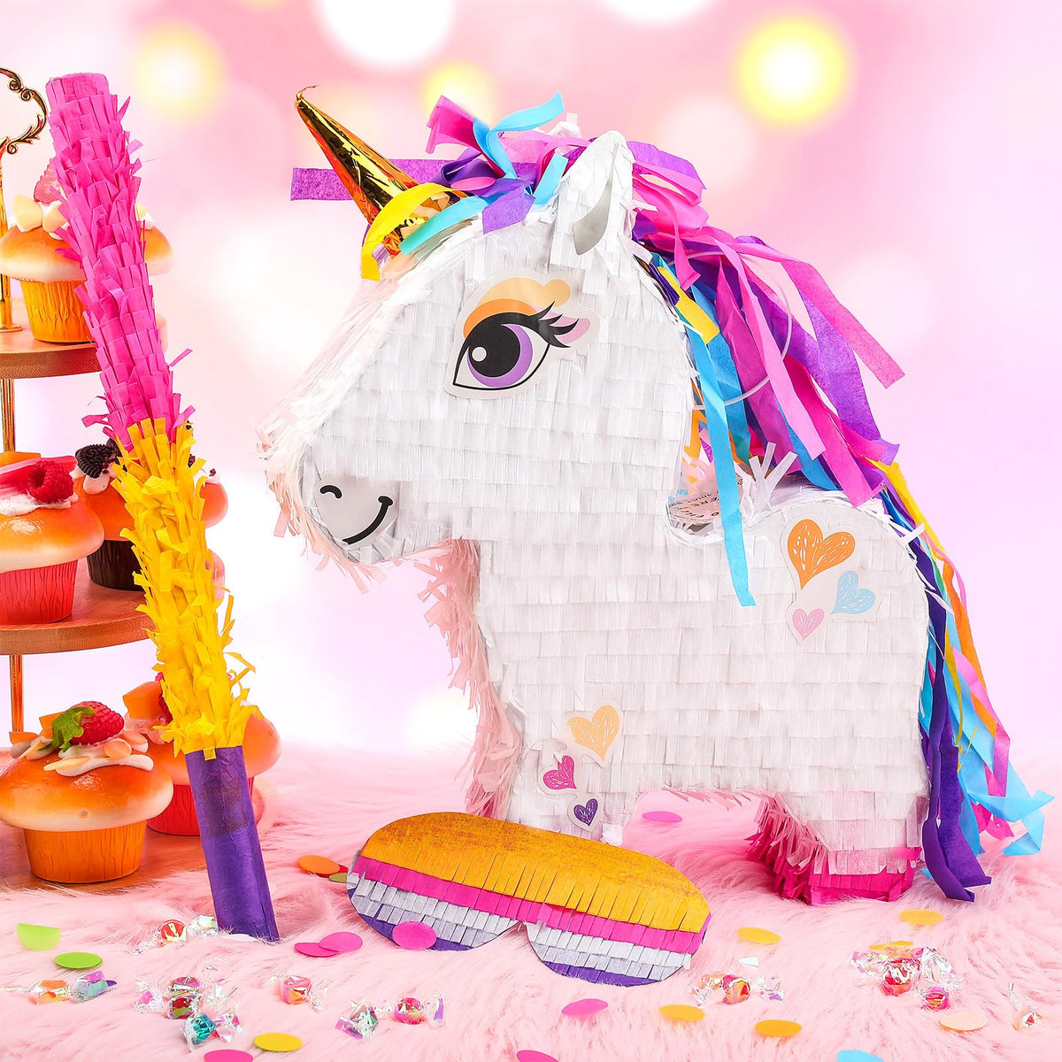 Blueweenly party scene with unicorn pinata inspires joyful celebrations