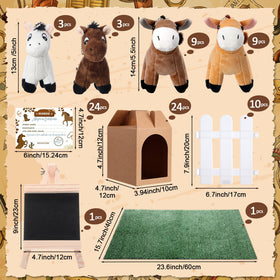 Blueweenly plastic fencing pieces for pony pens, enabling safe, creative party setups.