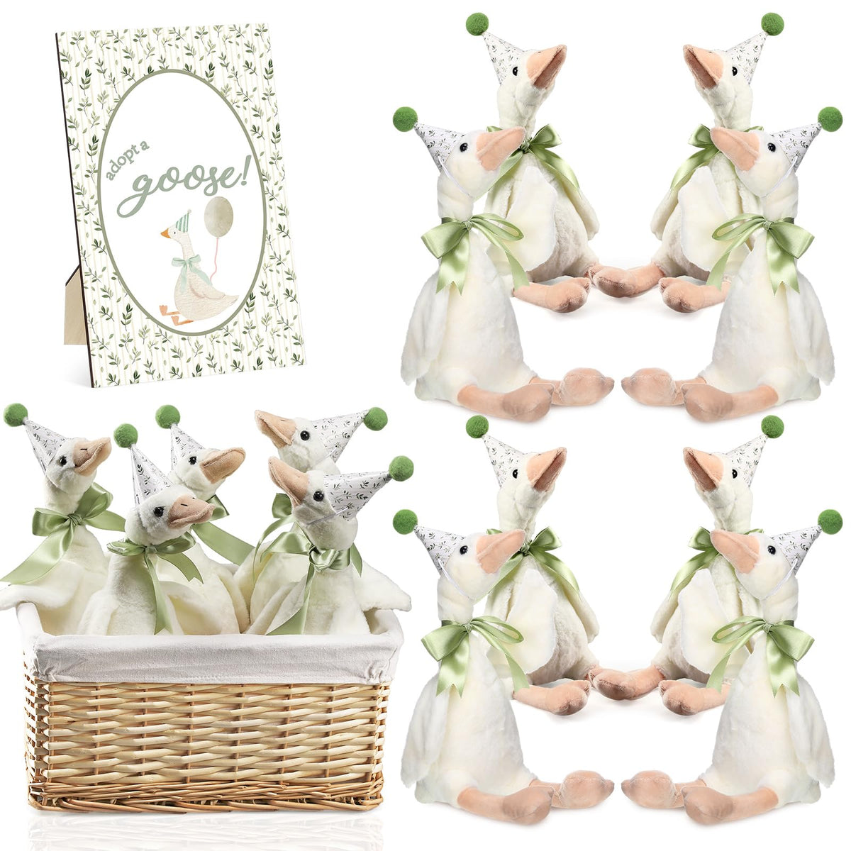 Blueweenly Silly Goose goose figure for whimsical party decor and photo backdrop.