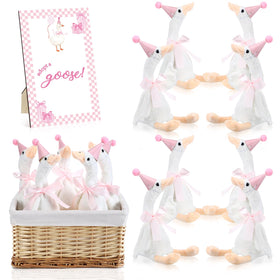 Blueweenly silly goose figures for whimsical birthday decor and photo moments.