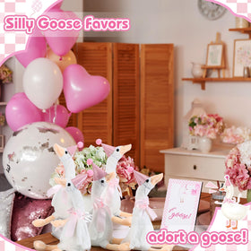 Blueweenly soft goose plush stands 40 cm tall for a charming centerpiece.
