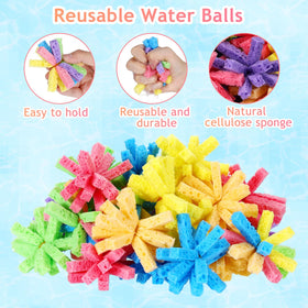 Blueweenly sponge balls absorb water instantly for splashy fun