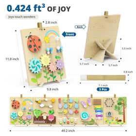 BlueWood Busy Board no-drill setup shown with included bracket