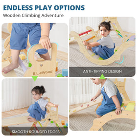 BlueWood Foldable Tripod eases storage after playtime without disassembly.
