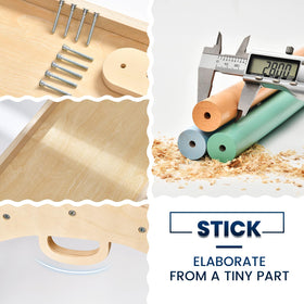 BlueWood toddler climbing setup supports imaginative play and physical development at home.
