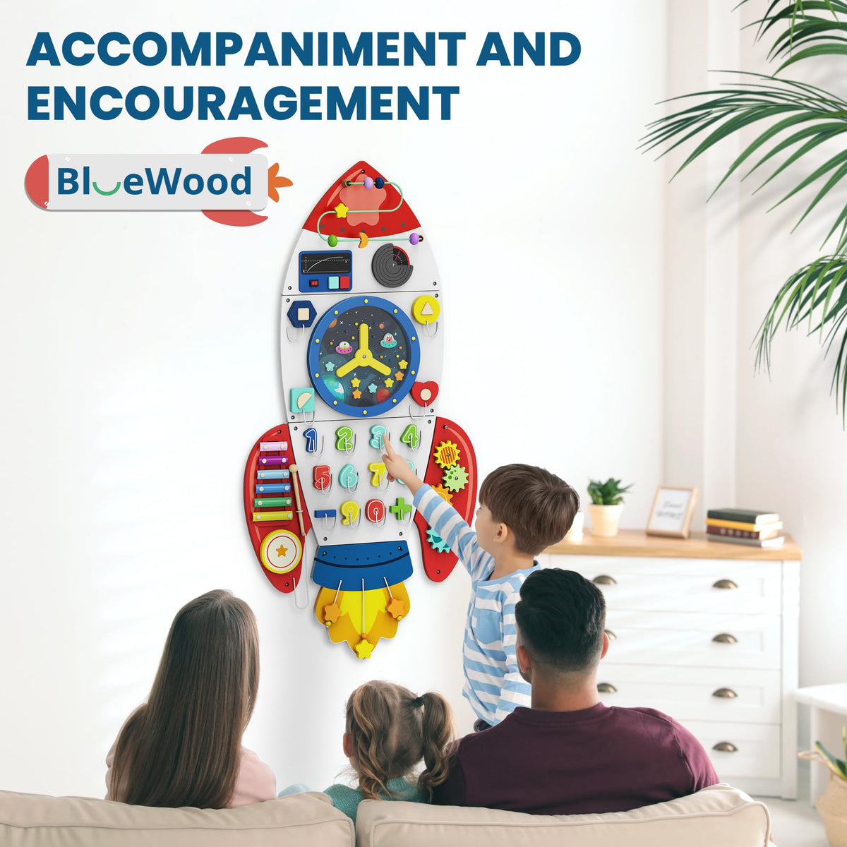 BlueWood Rocket durable design for extended focused play sessions.