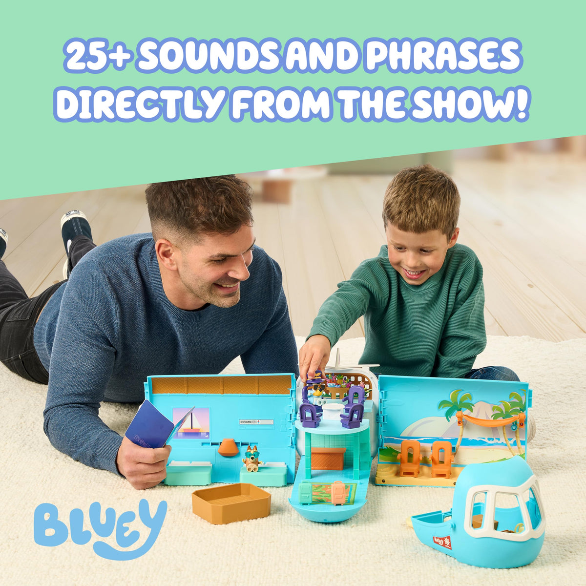 Bluey 15 travel-themed accessories fuel creative play.