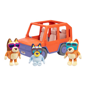 Bluey Big Heeler 4WD front view for imaginative road trip play
