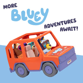 Bluey Big Heeler 4WD runs without batteries for quiet play