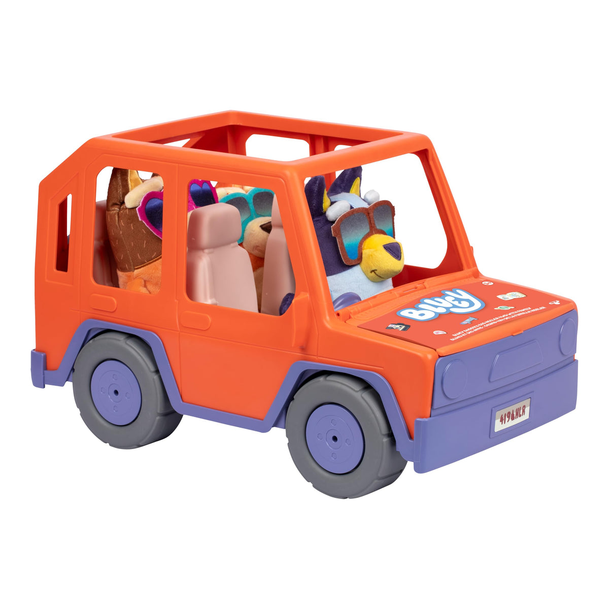 Open hood storage on Bluey Big Heeler 4WD for tiny treasures