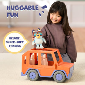 Bluey Big Heeler 4WD sticker sheet for customization