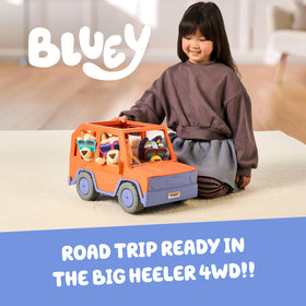 Bluey and Bingo plush with sunnies for cuddly road trip adventures