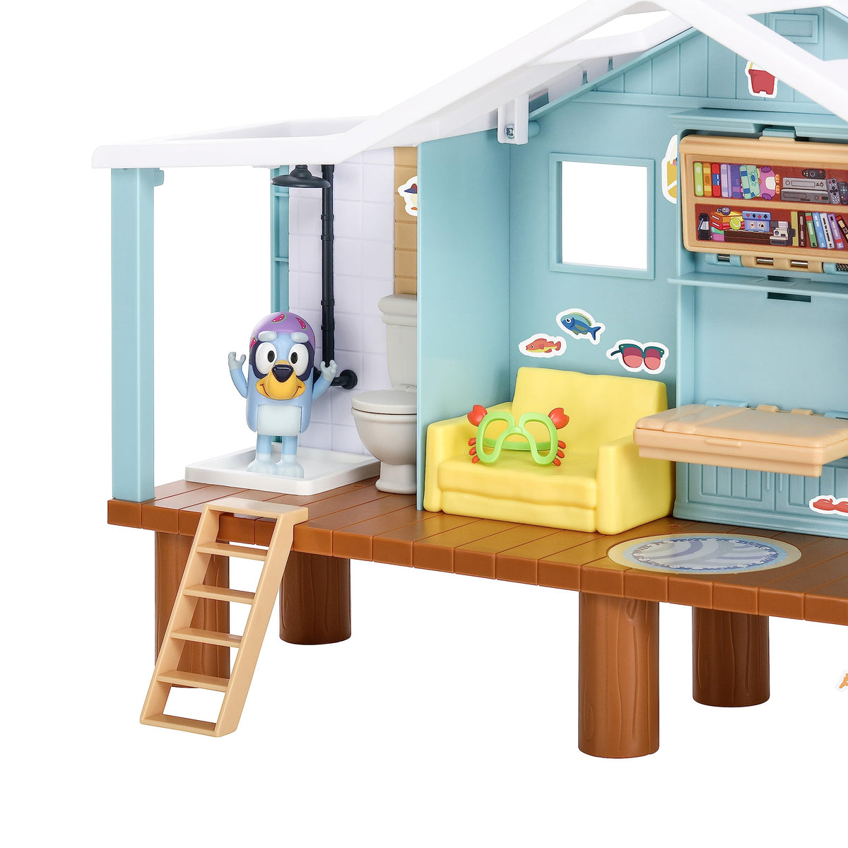 Bluey bunk beds TV transform feature fuels cozy sleepover stories.