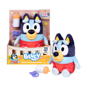 Bluey Care and Cuddle Baby Toy for gentle hugs and nurturing play