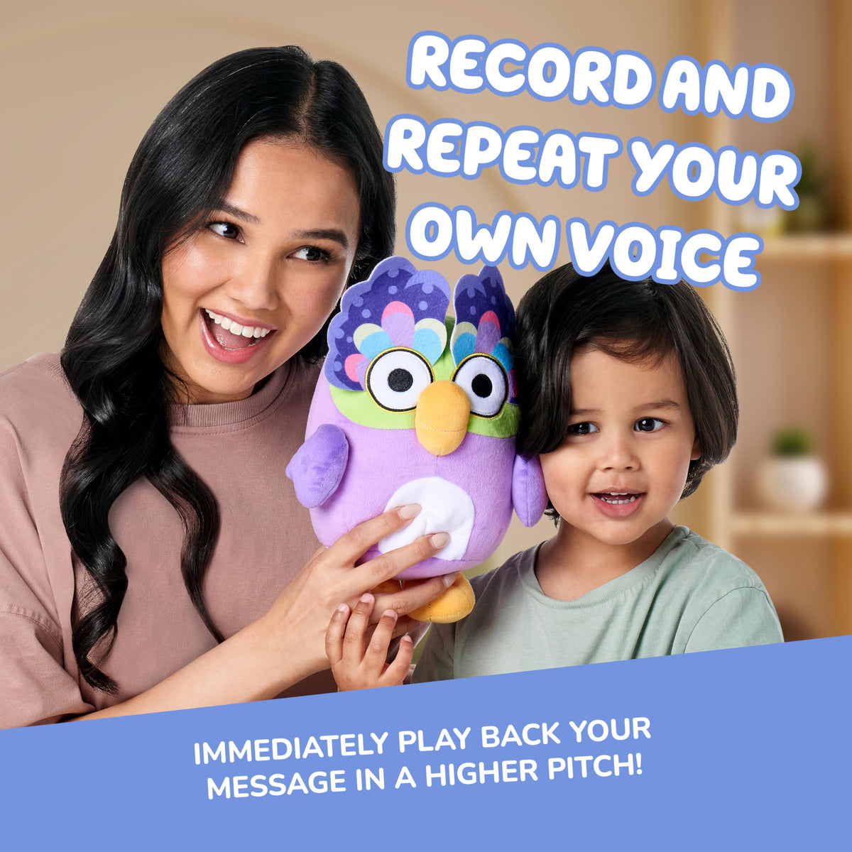 Bluey Chattermax theme song mode adds sing-along fun to daily routines.
