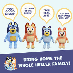 Bluey collectible talking plush; part of a growing Bluey collection