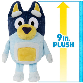 Bluey Bandit plush made with deluxe fabrics for soft hugs