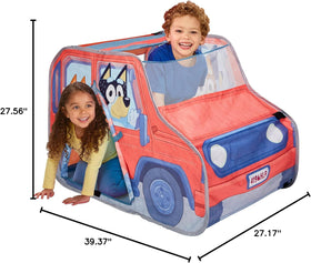 Bluey Heeler 4WD pop-up tent durable materials indicate sturdy construction