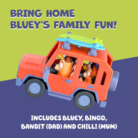 Bluey Heeler durable plastic construction ensures safe, long-lasting toddler play experiences.