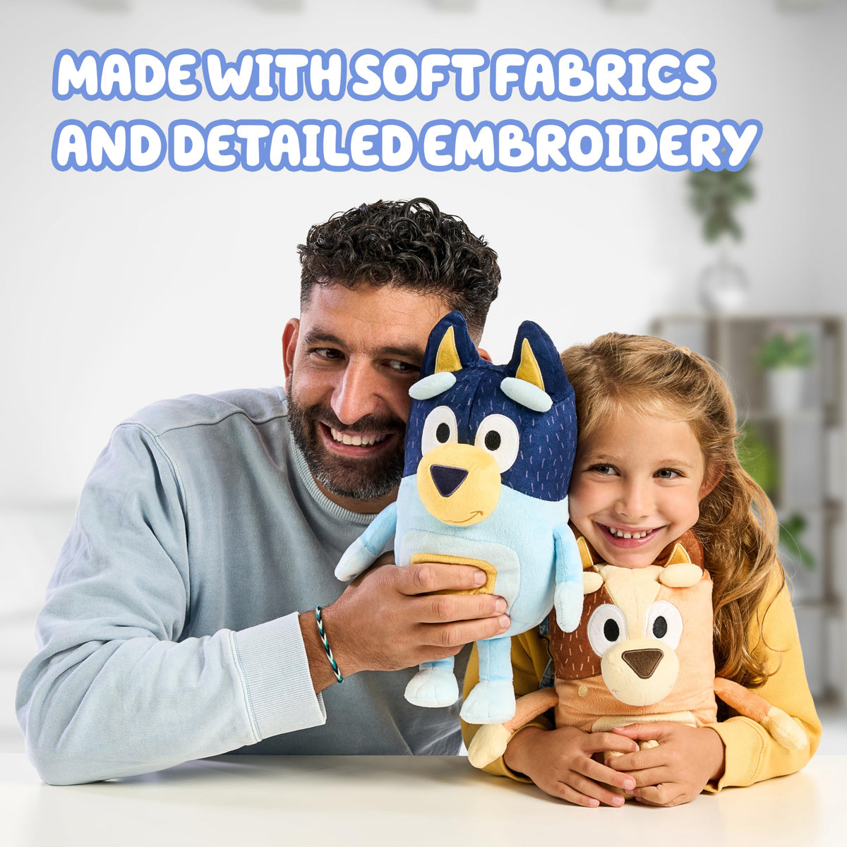 Compact seven to eight inch plush pack ideal for backpacks.