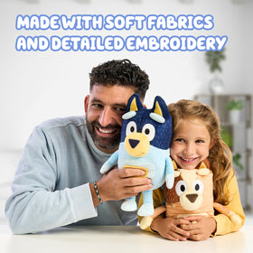 Compact seven to eight inch plush pack ideal for backpacks.