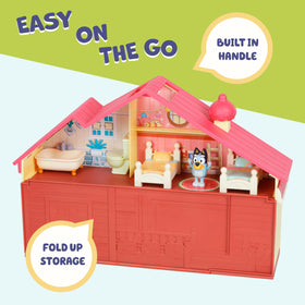 Bluey family set includes Bluey, Bingo, Bandit and Chilli for familiar roleplay.