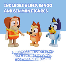 Bluey lever action toy offers realistic pretend collection play.