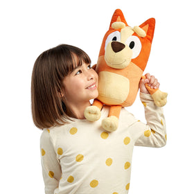 Bluey S2 Jumbo Bingo plush, ready for storytime, hugs, and cozy display in any room