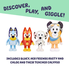 Bluey Rusty figure designed for outdoor adventures and durability