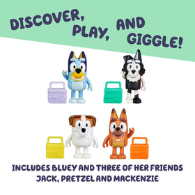Bluey School Mates Pretzel figure promoting friendship through play
