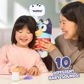 Bluey tummy-squeeze sounds to encourage interactive play and imagination