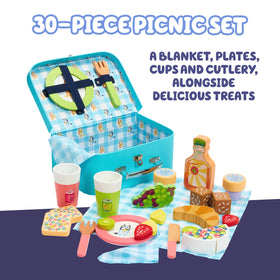 Bluey wooden cutlery set boosts fine motor play and sharing skills