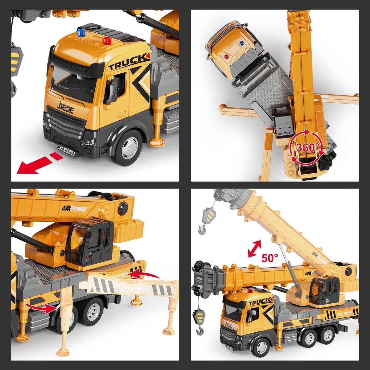 BLUEYAK ABS alloy construction toy uses safe, sturdy materials for durability.