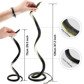 Blulu medium 29-inch snake ideal for deterring birds.