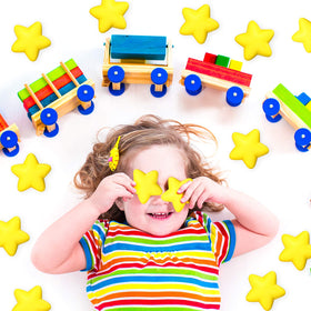 Blulu mini foam star ball fits in hand for on-the-go anxiety relief
