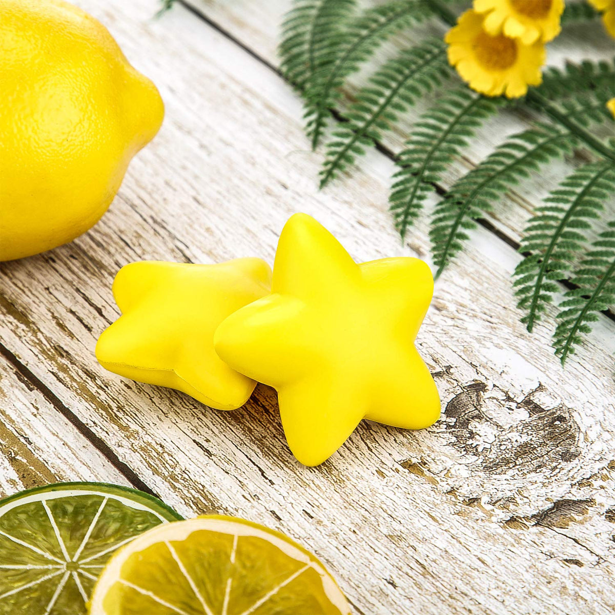 Blulu star foam ball provides soft, resilient squeeze for quick calm moments