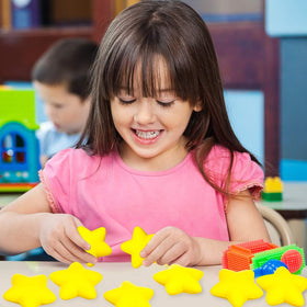 Colorful star ball doubles as a desk toy and lifestyle stress-relief tool
