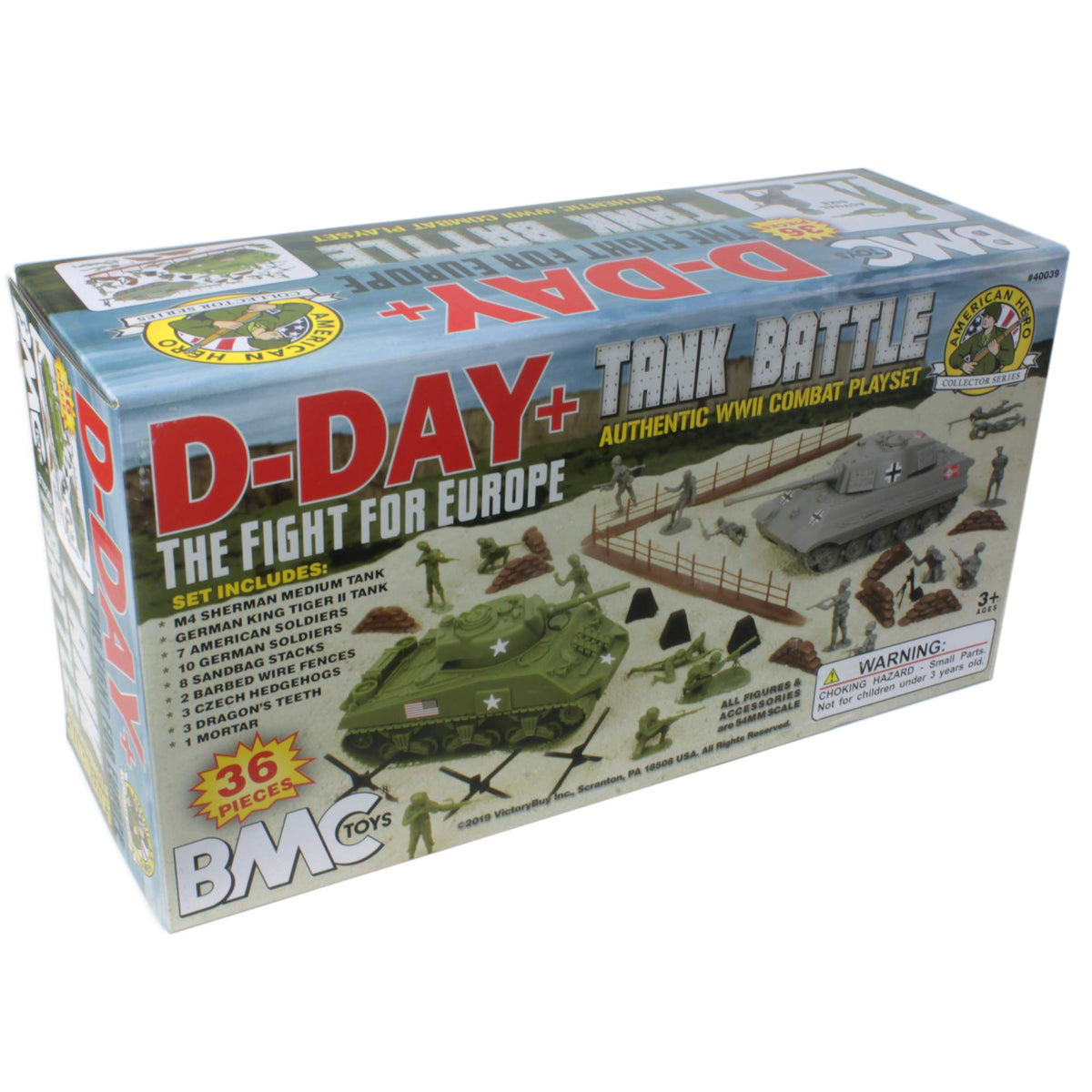 BMC Toys barbed wire sections help recreate field fortifications.