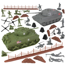 BMC Toys King Tiger tank as a sturdy battlefield centerpiece.