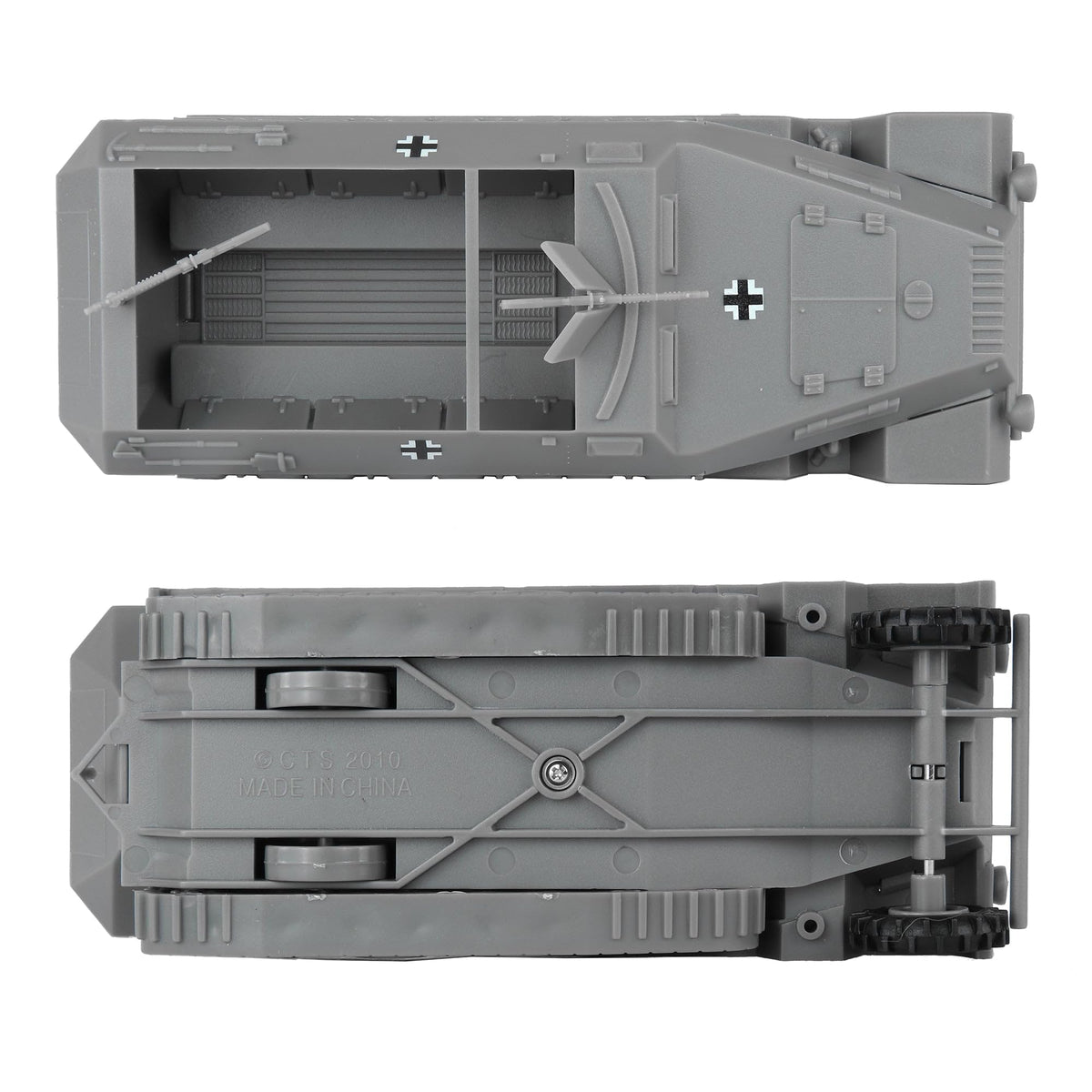 BMC Toys Hanomag Halftrack in 1:32 scale with authentic markings.